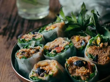  Rouleaux de printemps au quinoa et légumes 