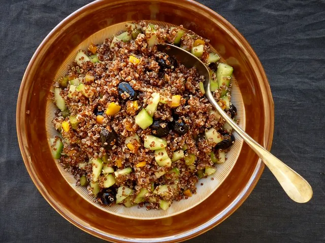 Salade quinoa et poivron rouge 