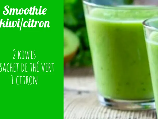 Smoothie anti-cellulite thé vert kiwi et citron