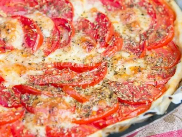 Tarte tomates et mozzarella 
