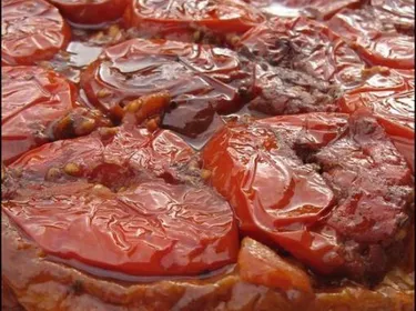 Tatin de tomates au vinaigre balsamique