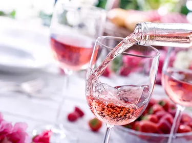 Un verre de rosé