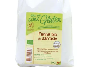 Second rappel de Farine de Sarrasin bio de la marque Ma vie sans Gluten