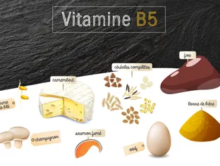 Vitamine B5 ou acide pantothénique