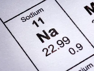 Sodium Na+ et eau minérale