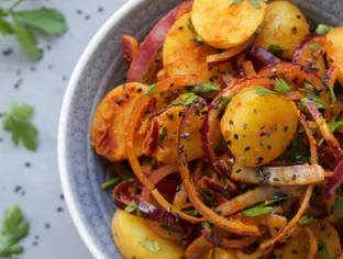 Salade indienne aux pommes de terre