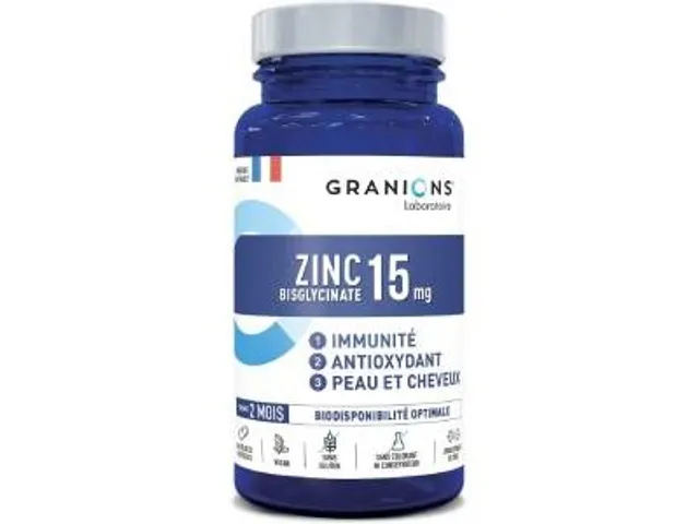 Laboratoires Granions - Bisglycinate de Zinc 15 Mg