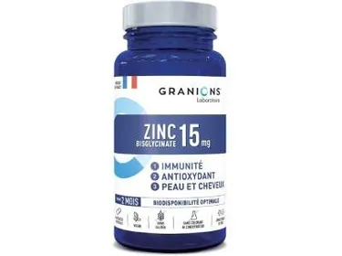 Laboratoires Granions - Bisglycinate de Zinc 15 Mg