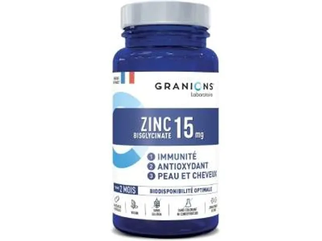 Laboratoires Granions - Bisglycinate de Zinc 15 Mg